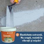 KIT Elastic pentru Reparații Crăpături Beton, Tencuială, Lemn și Plastic – cu Fibră de Sticlă | Monto 750ml - imagine 3