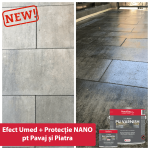 Sigilant Poliuretanic Beton, efect Lucios/Satinat, Protectie pentru piatra, pavaj, NanoMax - imagine 3
