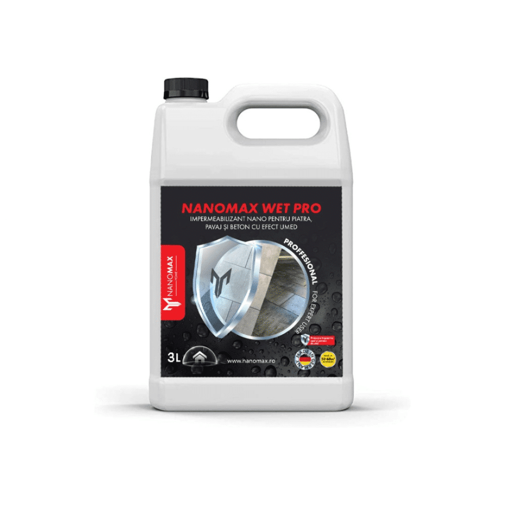 Made-in-germany-3 Impermeabilizant NanoMax Wet Pro 3L – Efect Umed și Protecție pentru Piatră Naturală și Beton - imagine 1