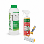 KIT Curățare & Protecție Gresie Porțelanată Balcon, Terasa – Anti-pete & Hidrofob NanoMax Impermeabilizant suprafete poroase/slab absorbante SurfaPore T 1L + Curățare 1L Gresie Porțelanată, Marmura, Faianta, Balcon Anti-pete + Trafalet, NanoMax