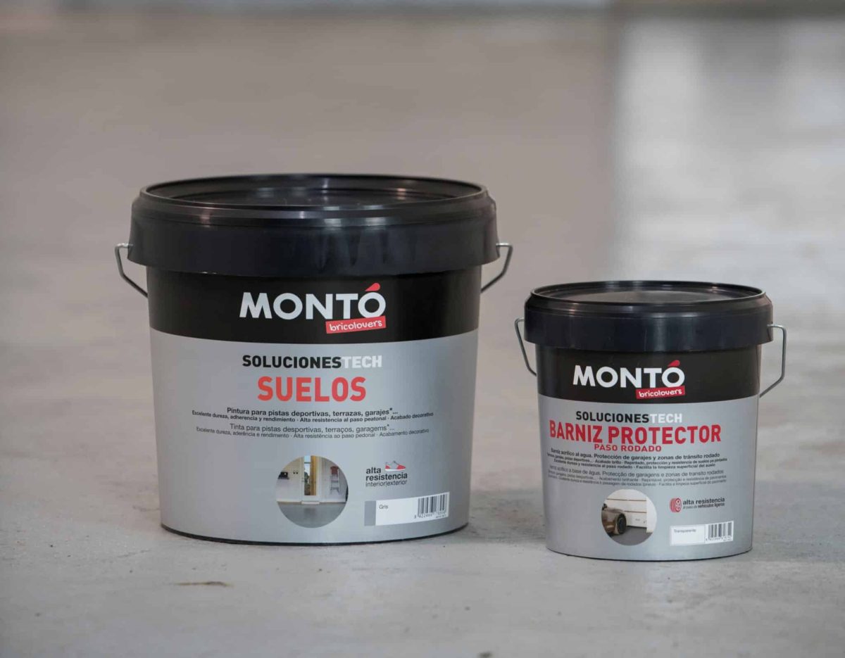 KIT GARAJ PREMIUM MONTO – Vopsea si SIGILANT ACRILIC pentru Pardoseli de Beton, Garaje și Trafic Intens,rezistenta mecanica si chimica, Monto, 4L - imagine 1