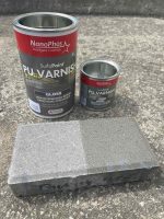 Sigilant Poliuretanic Beton, efect Lucios/Satinat, Protectie pentru piatra, pavaj, NanoMax - imagine 4